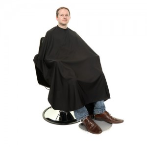 1100 - Barbers Cape - Black