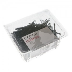 P502 - 2 inch Black Wavy Grips - Salon Pack 500pcs