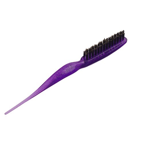1710M-B - Plastic Handle Teasing Brush - Purple
