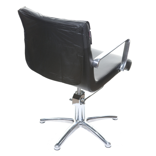 Chair Back Cover Black Salon Barber Trade Supplies