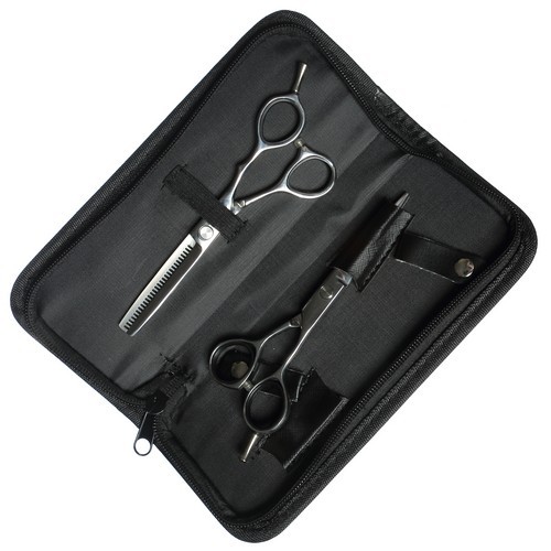 SC-5.5 - Scissor Case with Scissors and Thinner 5.5inches - Black